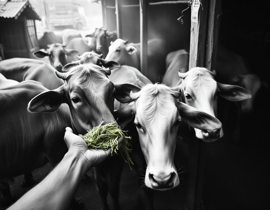 Gau Seva — green fodder — Shree Goshala Samiti, Delhi NCR
